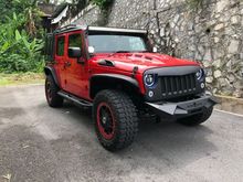 2017 JAPAN SPEC FIRECRACKER RED OFF ROAD KING Jeep Wrangler 3.6 Unlimited Sport UNREG