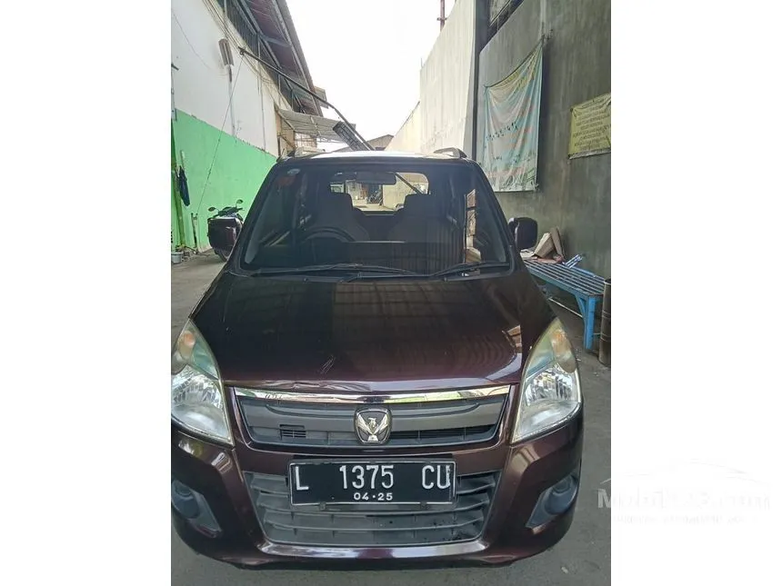 Jual Mobil Suzuki Karimun Wagon R 2015 GL Wagon R 1.0 di Jawa Timur Manual Hatchback Marun Rp 68.000.000