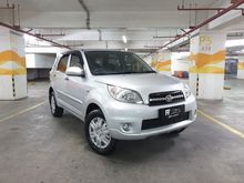 Terios TS extra AT NIK 2014(facelift)AC double Silver Full orisinil tgn pertama Low km 80rb(service record)NOPOL B(Genap) pajak setahun panjang antik