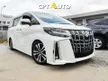 Recon 2021 Toyota Alphard 2.5 G SC Package / GRED 4,5 / LOW MILEAGE READY STOCK/ SUNROOF MOONROOF