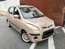 2010 Hyundai i10 1.1 Hi-spec FREE 1 YEAR WARRANTY Full Loan Boleh 1Onwer Car Saja