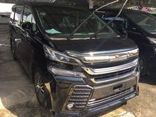 2015 Toyota Vellfire 2.5 ZG SUNROOF MODELISTA GRILL FULL LEATHER UNREG *** RAYA PROMO + NO GST ***