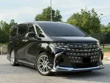GOOD DEAL 2023 Toyota Alphard 2.5 Z AGH40 with LOMBARDI VIP INTERIOR CONVERTION, SAMSUNG OLED 49inch MONITOR, KARAOKE SYSTEM - CAR FOR SALE