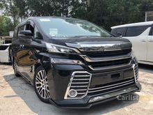 2015 Toyota Vellfire 2.5 Z G Edition MPV