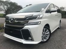 2015 Toyota Vellfire 2.5 Z A Edition MPV**PREMIUM WARRANTY**SHOWROOM CONDITION**HIGH TRADE-IN**