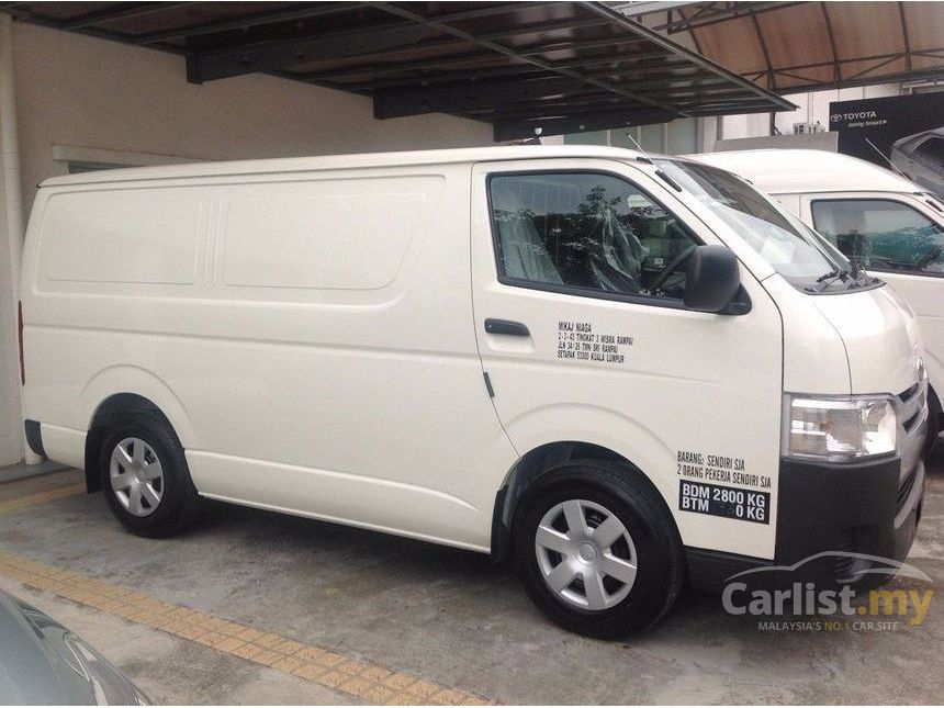 Toyota Hiace 2016 Panel 2.5 in Kuala Lumpur Manual Van 