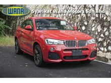 2015 BMW X4 2.0 xDrive28i M Sport (Unreg & Sunroof)