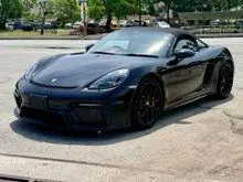 2022 Porsche 718 SPYDER Convertible 4.0 Full Loaded (A) SPORT CHRONO PERFORMANCE RIM BRAKEKITS EXHUAST PDLS+ LED [GRADE 5A 6000KM] BIG SALES OFFER
