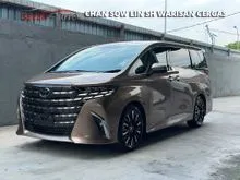 2025 Toyota Alphard 2.5 Z Ori 19 EL Rims 5-A New Car