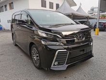 2015 Toyota Vellfire 2.5ZG J B L PREMIUM SOUND SYSTEM SURROUNDING 4 CAMERA PRE CRASH SAFETY SYSTEM HIGH SPEC UNREGISTERED