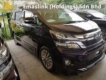 2013 Toyota Vellfire 2.4 Golden Eyes leather Seats Power boot Unregistered GST INCLUSIVE PRICE