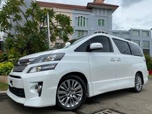 2014 Toyota Vellfire 2.4 Z Van Wagon Golden Eyes Nik2014 White On Black Km30rb Captain PBD #MUST HAVE!!