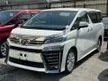 Recon 2019 Toyota Vellfire 2.5 Z Admiration MPV 8 Seater JBL DIM BSM