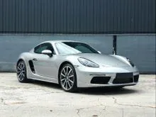 2021 Porsche 718 Cayman 2.0 (A) SPORT CHRONO 14WAY ELECTRIC SEAT SPORT EXHAUST UK SPEC
