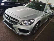MERCEDES BENZ C200 COUPE AMG 4MATIC GENUINE MILEAGE BURMESTER PREMIUM SPORT EDITION 2017 UNREG