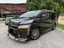 Toyota Vellfire 2.5 ZG SUPER HIGH SPEC COME WITH 2 POWER DOOR , POWER BOOT, ELECTRONIC MEMORY SEAT , 360 CAMERA & REAR ENTERTAINMENT SCREEN