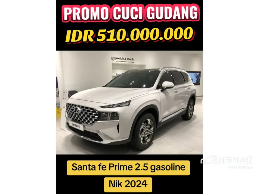 Jual Mobil Hyundai Santa Fe 2024 Prime 2.5 di Banten Automatic SUV Putih Rp 510.000.000