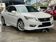 2014 Honda Accord 2.4 VTi-L Sedan WARRANTY + PREMIUM LEATHER SEAT + PADDLE SHIFTER + PUSH START & SMART KEY