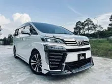 2018 Toyota Vellfire 2.5 ZG JBL SOUND SURROUND 360 Camera MPV