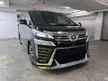 Recon 2020 Toyota Vellfire 2.5 ZG Sunroof MDLSBodykit BSM DIM Pilot Seat Full Spec