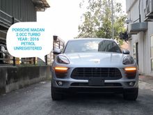 FREE 3 YEARS WARRANTY 2016 PORSCHE MACAN 2.0CC TURBO SPORT PLUS/ CHRONO SURROUND 4 CAMERA SUV # Max 012-201 6830