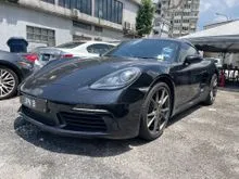 2018 Porsche 718 2.0 Cayman Coupe SPORT CHRONO PACKAGE CAREFUL OWNER OWNER USE NOT MORE THAN 10K KM