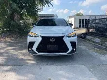 2023 Lexus NX 350 2.4 F Sport SUV, GRADE 5A, BSM, HUD, DIM, SUNROOF, 360 CAMEARA, APPLE CARPLAY & ANDROID AUTO. AVAILABLE STOCK NOW