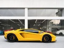 BONKERS YELLOW PRE OWNED 2017/2018 LAMBORGHINI AVENTADOR S 6.5V12 LP740-4 COUPE UK BEST VERSION OF ITS NEW