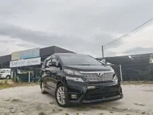 2010 Toyota Vellfire 2.4 V MPV / Full Spec / Sunroof / 360 Camera / 2 Power doors + Power boot
