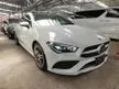 Recon 2020 MERCEDES-BENZ CLA180 1.3 AMG LINE COUPE P/ROOF BURMASTER AMBIENT LIGHTING BSA JPN (A) UNREG 2020 - Cars for sale