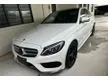 Recon 2018 Mercedes-Benz C200 2.0 AMG Line RED LEATHER SEAT / PANOROOF / BEST PRICE - Cars for sale
