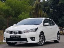 2015 TOYOTA COROLLA ALTIS 1.8 G (A) Dual VVT-i Full spec CKD Local by UMW TOYOTA MALAYSIA.1 very careful owner,