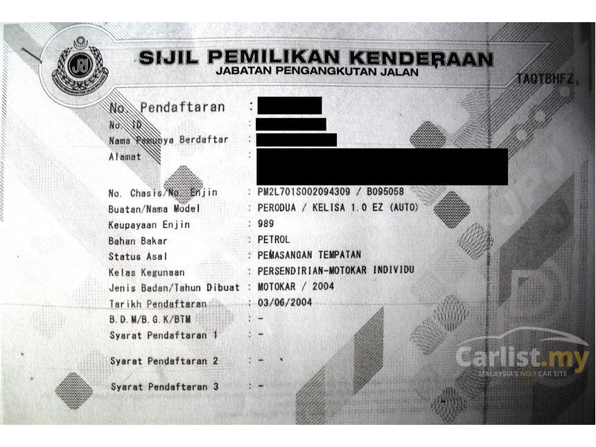 Perodua Kelisa 2004 EZ 1.0 in Selangor Automatic Hatchback 