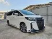 Recon 30K MILEAGE 2018 Toyota Alphard 2.5 SC MODELLISTA BODYKIT EXHAUST DIM SUNROOF SUPER OFFER UNREG