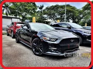 UNREGISTERED 2016 Ford Mustang 2.3 ECOBOOST SHAKER SOUND REVERSE CAMERA PADDLE SHIFT MUSCLE CAR  BLACK RED MAROON