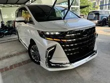 2023 Toyota Alphard 2.5 Z ORIGENAL MODELLISTA AERO-KIT HUD TWIN-ROOF 4cam DIM BSM FULLY LOADED UNREG