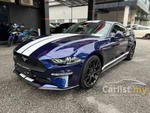 2020 Ford Mustang 2.3 Eco Boost Dark Blue (Bang & Olufsen Sound System, Reverse Camera, Air Cond Cooling Seat, Digital Meter, Carbon DuckTail Spoiler)