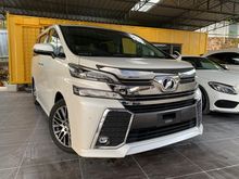 TOYOTA VELLFIRE 2.5 ZG SUNROOF ALPINE SET