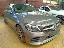 2019 Mercedes-Benz C300 2.0 AMG LINE PREMIUM PLUS COUPE F/L W205 P/ROOF BURMASTER 360 CAMERA DIGITAL C/PIT (A) OFFER UNREG