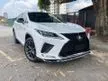Recon 2022 Lexus RX300 2.0 F Sport SUV Gred 5A with Original Auction Report 5 years Warranty - Cars for sale