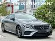 Recon 2019 Mercedes Benz E350 2.0 Turbo Coupe AMG LINE PREMIUM PLUS Unregistered Burmester Sound System Half Leather Seat Power Seat Memory Seat KeyLess Ent