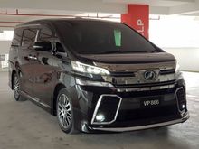 2016 Toyota Vellfire 2.5 Z G Edition MPV FULLY LOADED WITH MODELLISTA KIT