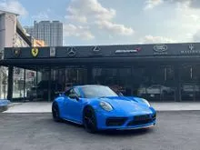 2022 Porsche 911 3.0 Carrera S (992) Shark Blue,Matrix LED,PDLS +,Sport Design Package,Sport Chrono,Sport Exhaust,Bose,Keyless Entry,Sunroof,Aerokit