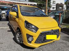 Perodua Axia SE 1.0 (A) FULL LEATHER SEAT FULL SERVICE RECORD LADY OWNER