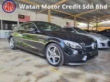 2018 Mercedes-Benz C200 AMG Line Coupe 2.0 Turbocharged 7G-Tronic No Processing Fee No Extra Charges High Loan Arrange Bucket Seat Paddle Shift Unreg