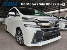 2015 Toyota Vellfire 2.5 Z G Edition - Crazy Sales - Actual Mileage - High Grade Condition - Pre Crash - KL AP - New Arrival - Fast Delivery