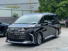 2024 Toyota Alphard 2.5 Z Modelista MPV Jpan Spec Unreg Modelista Body Kit 360 Surround Camera Auto Side Step Pilot Seats Sun Roof Rear Entertainment