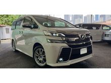 2016 Toyota Vellfire 2.5 Z G Edition MPV MORE THAN 100 UNITS PLS CALL 0193839680 CHONG