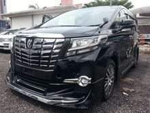 2015 Toyota Alphard 2.5 S A SC Package MPV