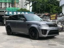 2021 Land Rover Range Rover Sport 5.0 SVR SUV - Carbon Edition, Active Sports Exhaust System, Pixel-Laser LED Headlights , Meridian Surround Sound Sys